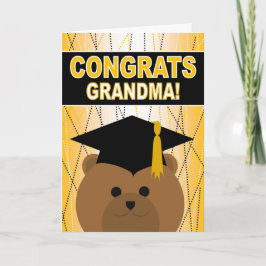Tarjeta Felicitaciones de graduación Abuela / Abuela