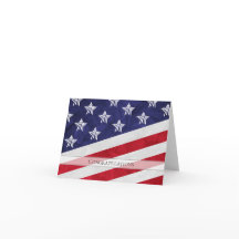 Felicitaciones de la bandera de los Estados Unidos