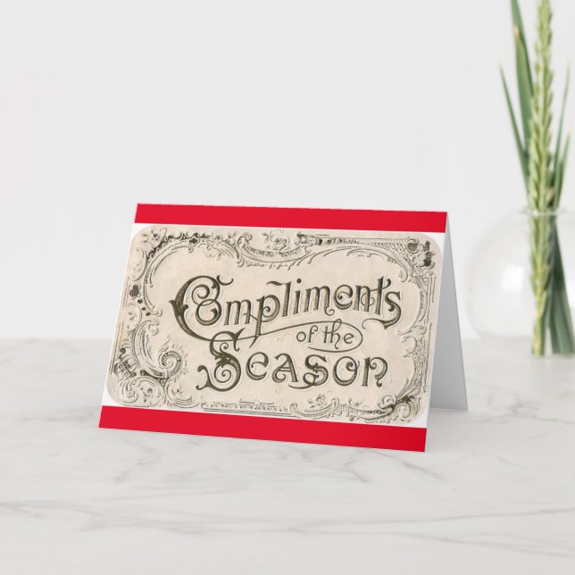 Tarjeta Felicitaciones de la temporada (Anverso)