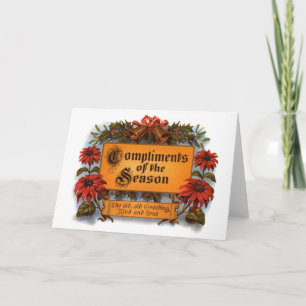 Tarjeta Felicitaciones de la temporada