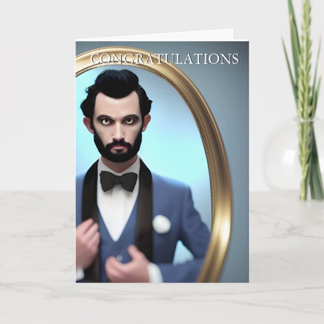 Tarjeta Felicitaciones del padrino  (Anverso)