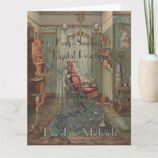 Tarjeta Felicitaciones Dentist Dental Practice Watercolor