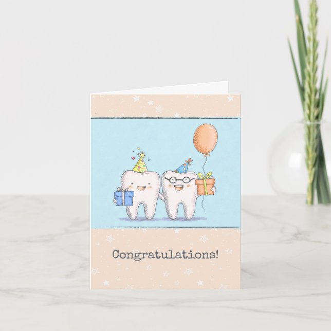 Tarjeta Felicitaciones Dentistas (Anverso)