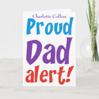 Felicitaciones divertidas de papá orgulloso