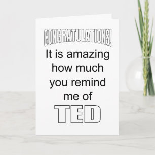 Tarjeta Felicitaciones divertidas para graduado de escuela