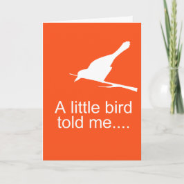 Tarjeta felicitaciones divertidas por nuevo bebé