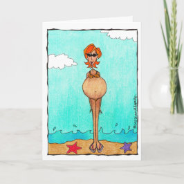 Tarjeta Felicitaciones divertidas y lindas para el baby sh