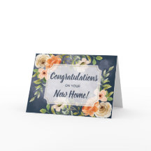 Felicitaciones Elegantes por su Nuevo Hogar