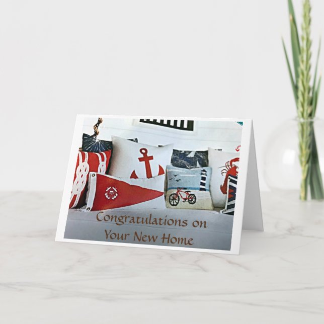 TARJETA FELICITACIONES EN NUEVO **CASA DE LAGO** (Anverso)