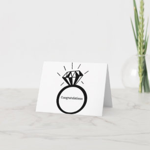 TARJETA FELICITACIONES EN **SU COMPROMISO**