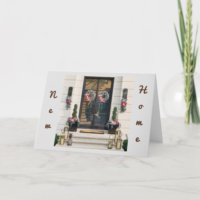 TARJETA "FELICITACIONES" EN SU **NUEVA CASA** (Anverso)