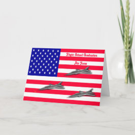 Tarjeta Felicitaciones Escuela de Graduación de Vuelo de l