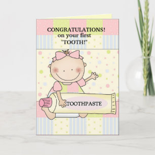 Tarjeta Felicitaciones, estampilla de bebé
