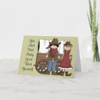Felicitaciones Feed Good Card - Western