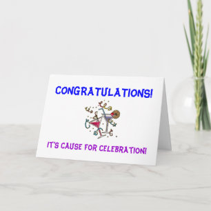 Tarjeta ¡FELICITACIONES!, ¡Finalmente Dejaste ese Bum!