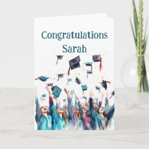 Tarjeta Felicitaciones Graduación