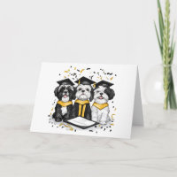 Felicitaciones Graduación Shih Tzu Perros