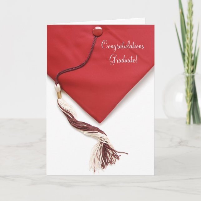 Tarjeta Felicitaciones, graduado (Anverso)