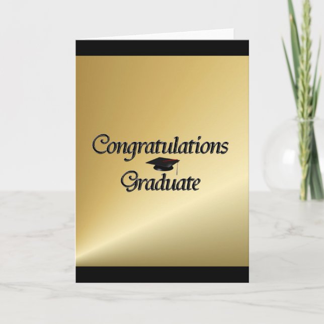 Tarjeta Felicitaciones Graduado (Anverso)