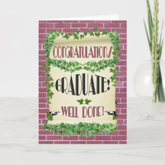 Tarjeta Felicitaciones Graduado