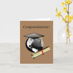 Tarjeta Felicitaciones Graduado
