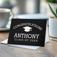 Felicitaciones Graduado - Clásico Cap Black