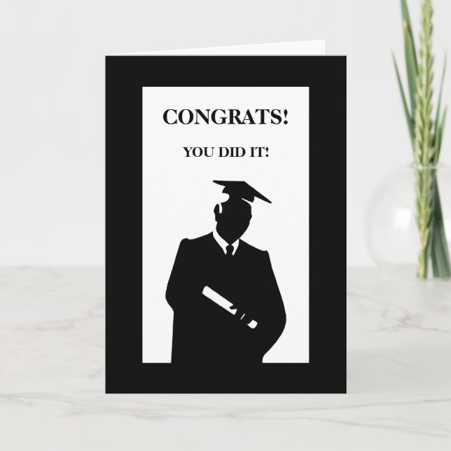 Tarjeta Felicitaciones Graduate Greeting Card (Anverso)
