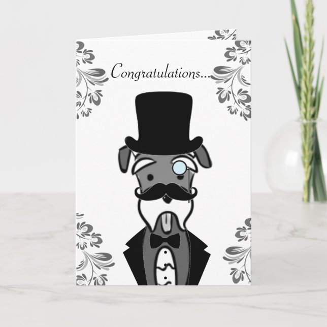 Tarjeta Felicitaciones Groom (Anverso)