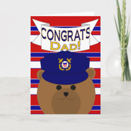 Tarjeta Felicitaciones - Guardia Costera - Papá / Padre