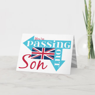 Tarjeta Felicitaciones hijo fallece militar británico