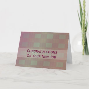 Tarjeta Felicitaciones Job pastel mauve