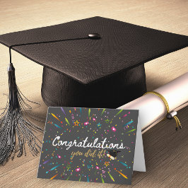 Tarjeta Felicitaciones, lo graduaste