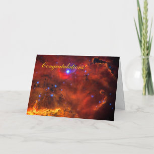 Tarjeta Felicitaciones - Nebulosa de emisión en Puppis