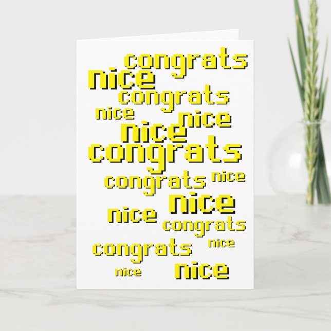 Tarjeta Felicitaciones Nice Greeting Card Runescape (Anverso)