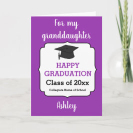 Tarjeta Felicitaciones Nieta Graduada