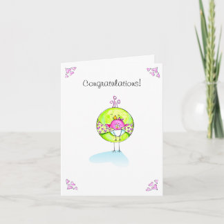 Tarjeta Felicitaciones niña bebé