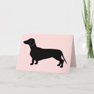 Tarjeta Felicitaciones Nuevo Dachshund