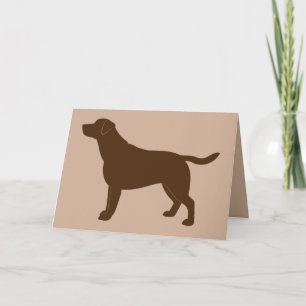 Tarjeta Felicitaciones Nuevo Recuperador de Labrador de Ch