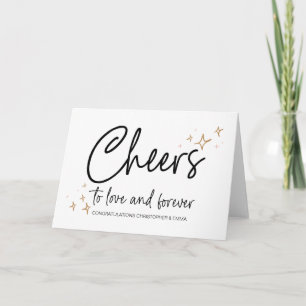 Tarjeta Felicitaciones Nuevo Sr. y Boda de la Sra. Engagem