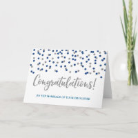 Felicitaciones Padres de la Novia Plata Azul