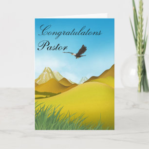 Tarjeta Felicitaciones Pastor