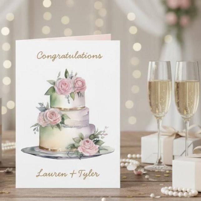 Tarjeta Felicitaciones personalizadas a los recién casados (Subido por el creador)