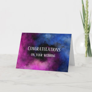 Tarjeta Felicitaciones personalizadas boda celestial