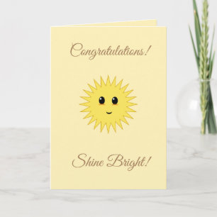 Tarjeta Felicitaciones Personalizadas Brilla Fuerte
