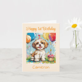 Tarjeta Felicitaciones personalizadas Cumpleaños Feliz 1,