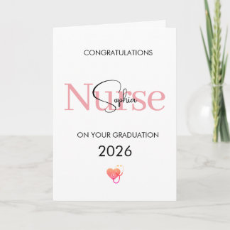 Tarjeta Felicitaciones personalizadas de graduación para e