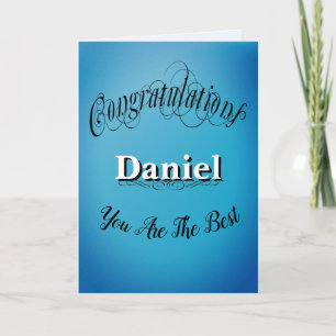 Tarjeta Felicitaciones personalizadas - Eres el mejor
