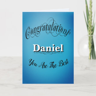 Tarjeta Felicitaciones personalizadas - Eres el mejor