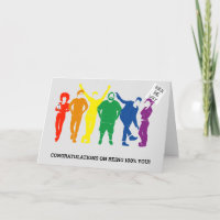 Felicitaciones personalizadas por salir del armari