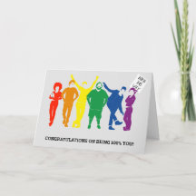 Felicitaciones personalizadas por salir del armari